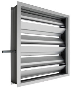 Damper SER 100 Extruded aluminium (FRAME 115 mm) | Enginia S.r.l.