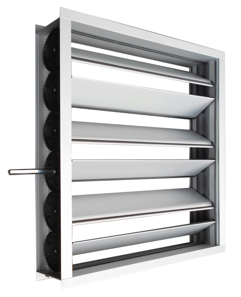 Damper SER 100 Extruded aluminium (FRAME 115 mm) #0 | Enginia S.r.l.