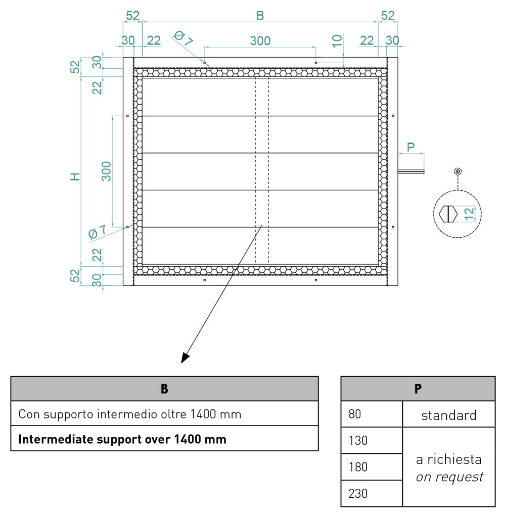 Serrande Isolate Serie SER 100 con leverismi DT 1-1